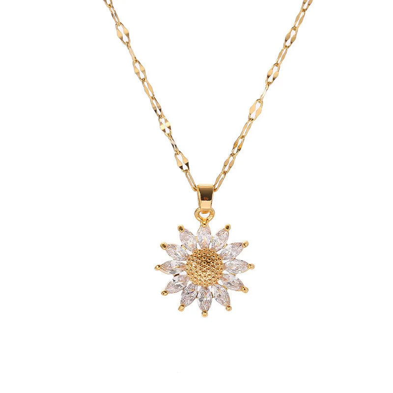 You Are My Sunshine Adjustable Necklace | 18k Gold Plated Stainless Steel