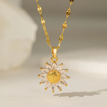 You Are My Sunshine Adjustable Necklace | 18k Gold Plated Stainless Steel
