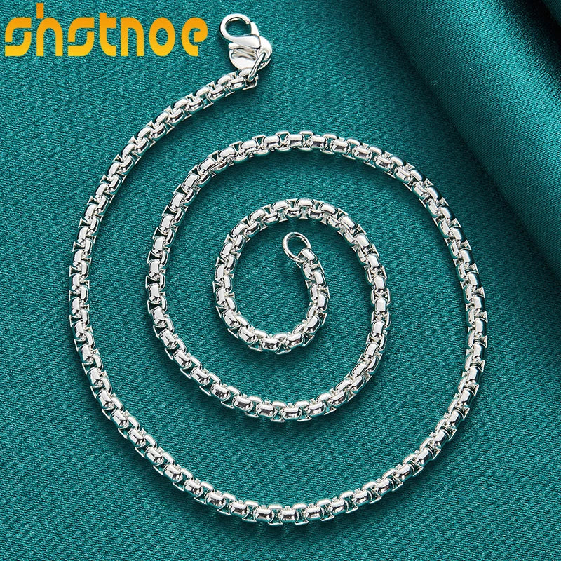 Sterling Silver 925 Necklace for Men & Women 24"