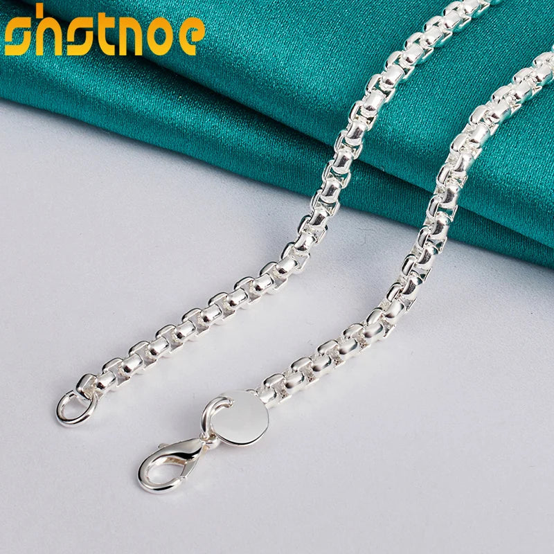 Sterling Silver 925 Necklace for Men & Women 24"