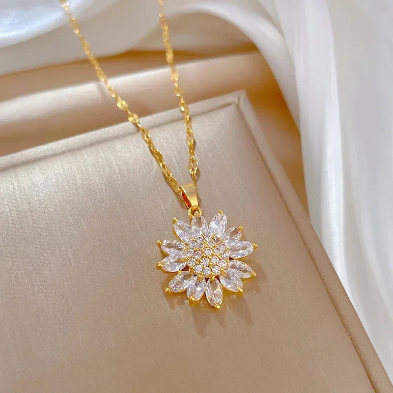 You Are My Sunshine Adjustable Necklace | 18k Gold Plated Stainless Steel