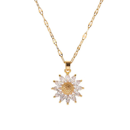 You Are My Sunshine Adjustable Necklace | 18k Gold Plated Stainless Steel